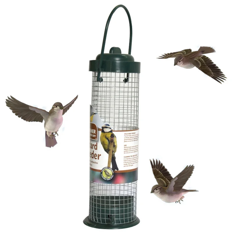 Mangiatoia Per Uccelli Da Esterno Con Grande Capacità 1,1 Kg - Resistente E Impermeabile - Attira Cardinali, Fringuelli, Cinciallegre - 3