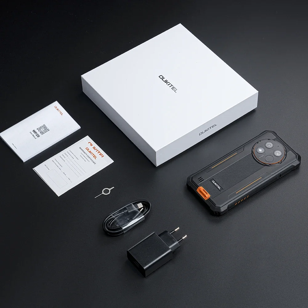 Global Oukitel WP28 4G Rugged Phone 10600mAh 8GB+256GB Smartphone Android13 Octa Core 6.52 Inch HD+ 48MP Camera Cellphone NFC