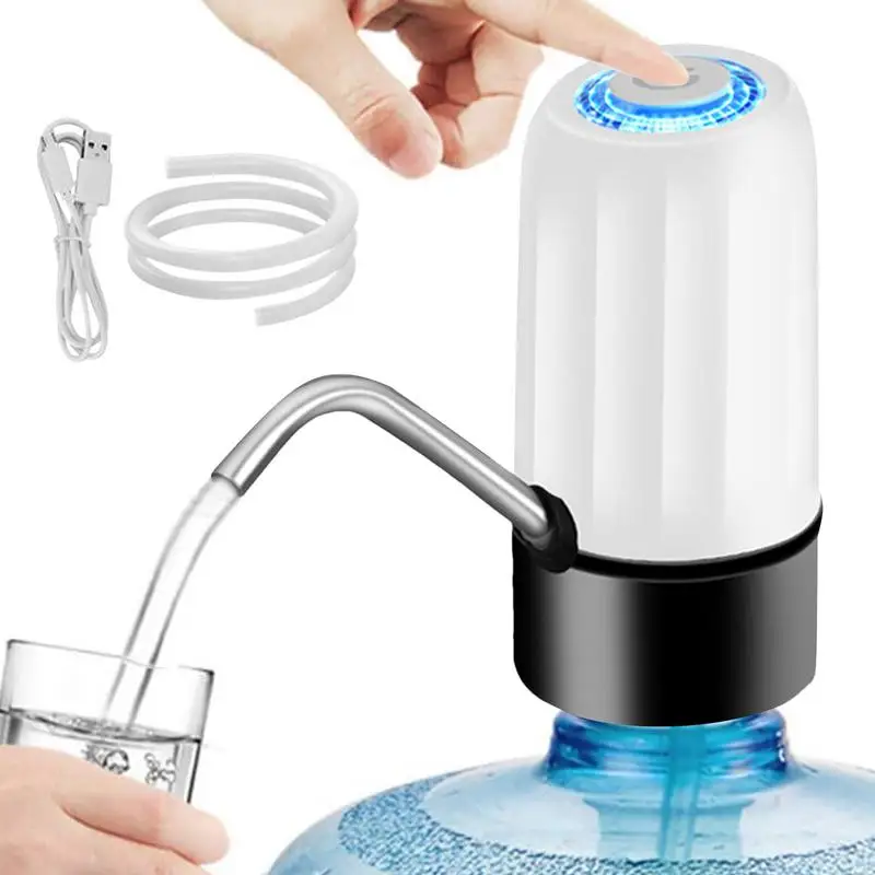 

Электрический портативный диспенсер для воды, насос для кемпинга на открытом воздухе, бутылка 5 галлонов, Usb-зарядка, с удлинителем