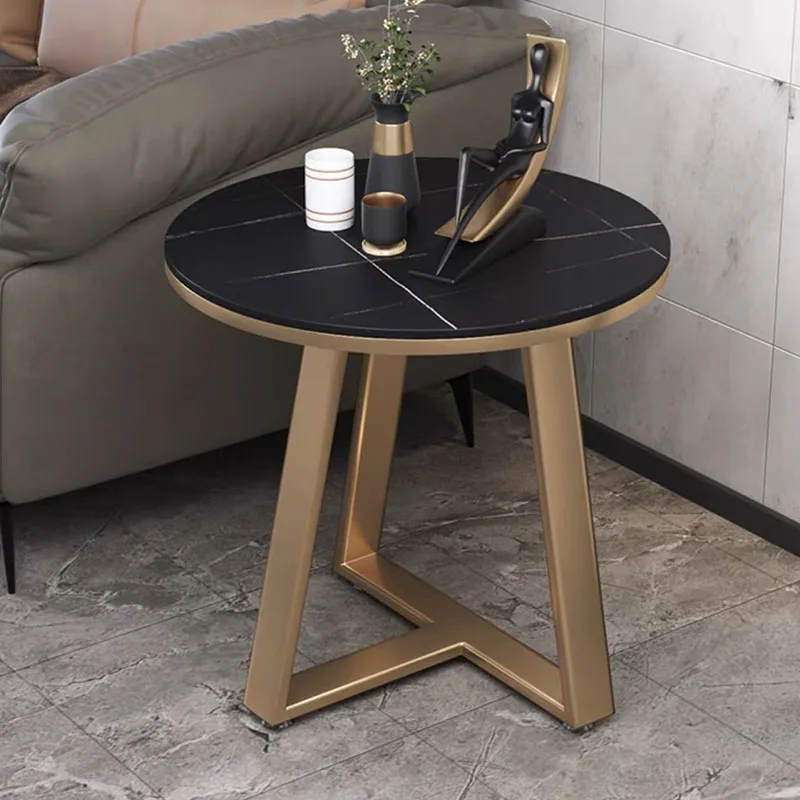 

Marble Gold Round Small Bistro Coffee Tables Entryway Small Modern Bed Side Table Living Room Beistelltisch Home Furniture