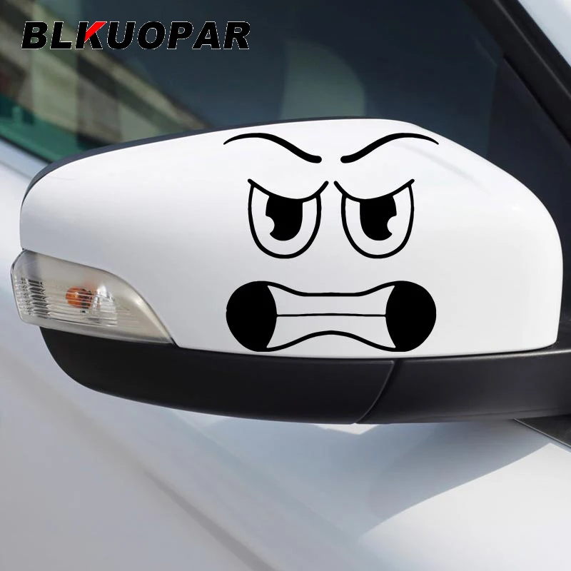 

BLKUOPAR An зогнутое выражение мультяшное лицо автомобильные наклейки креативные фотообои лобовое стекло доска для серфинга автомобильные аксессуары