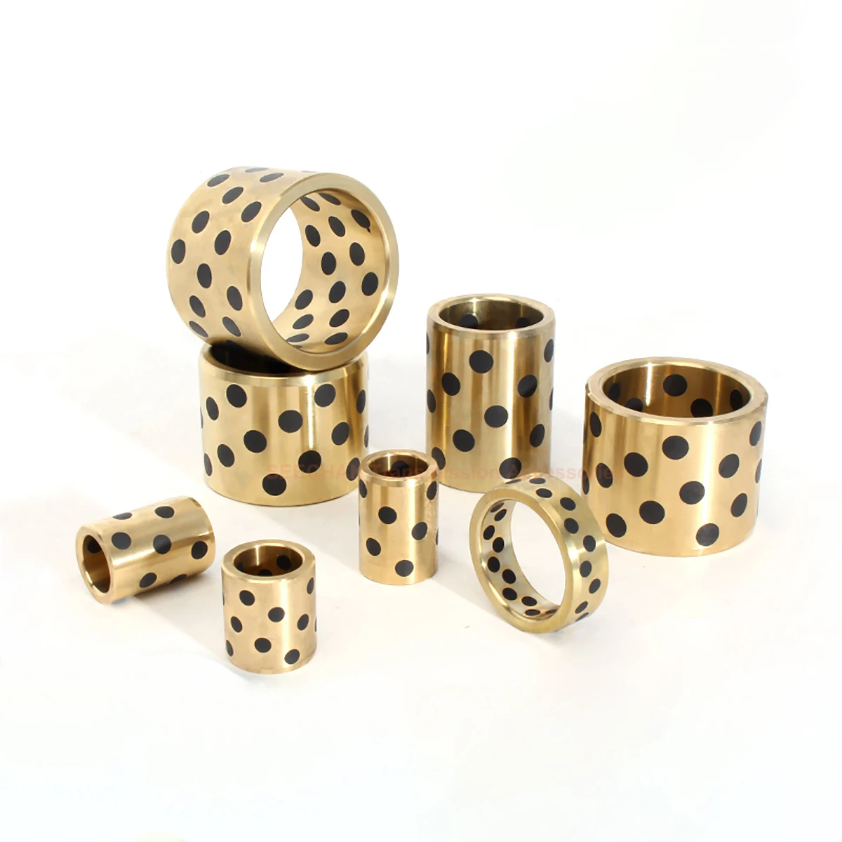 12 Boccette In Bronzo Autolubrificanti - 6x8x8.5mm, Per Robot Industriali, Ricambi - Foto 2