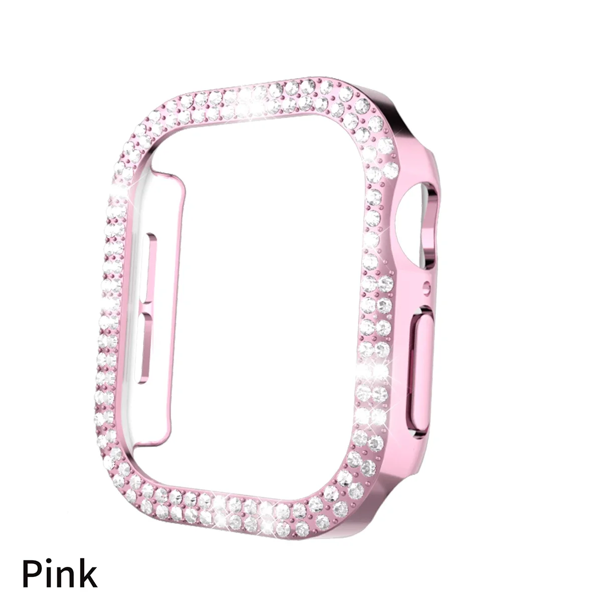 Bling Double Diamond Crystal Protective Bumper Case