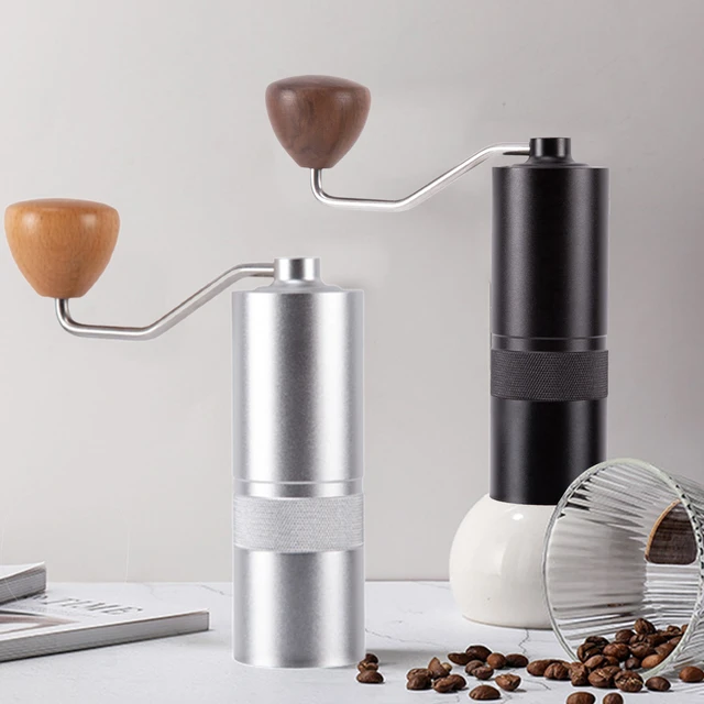 Manual Coffee Grinder CNC Stainless Steel Grinding Core Adjustable  Professional Coffee Bean Grinding With Double Bearing - AliExpress