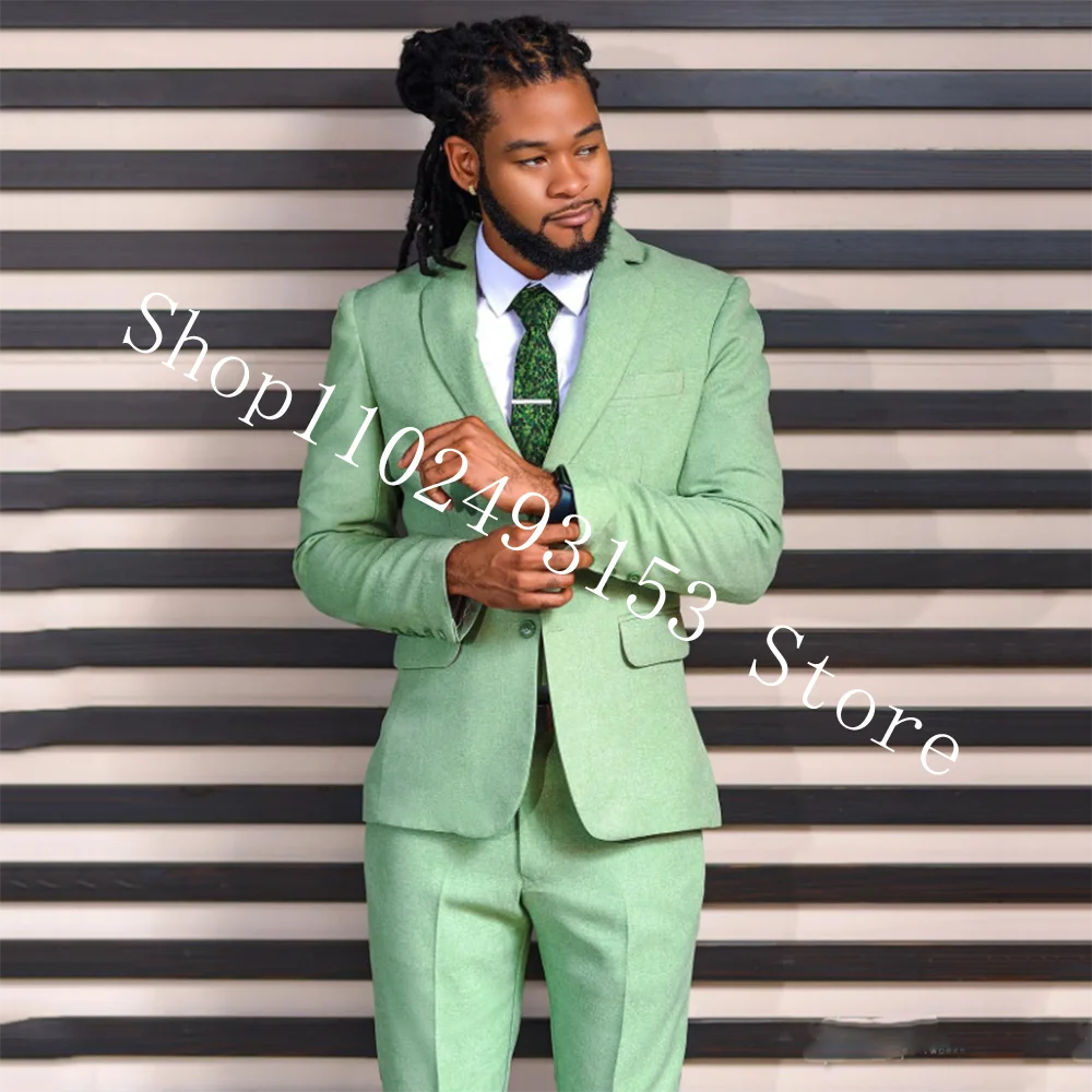 Latest Men's Suit Blazer Pants Designs Slim Fit Fashion 2 Pieces Best Men Suits Groom Wear Wedding Tuxedos Trajes De Hombre