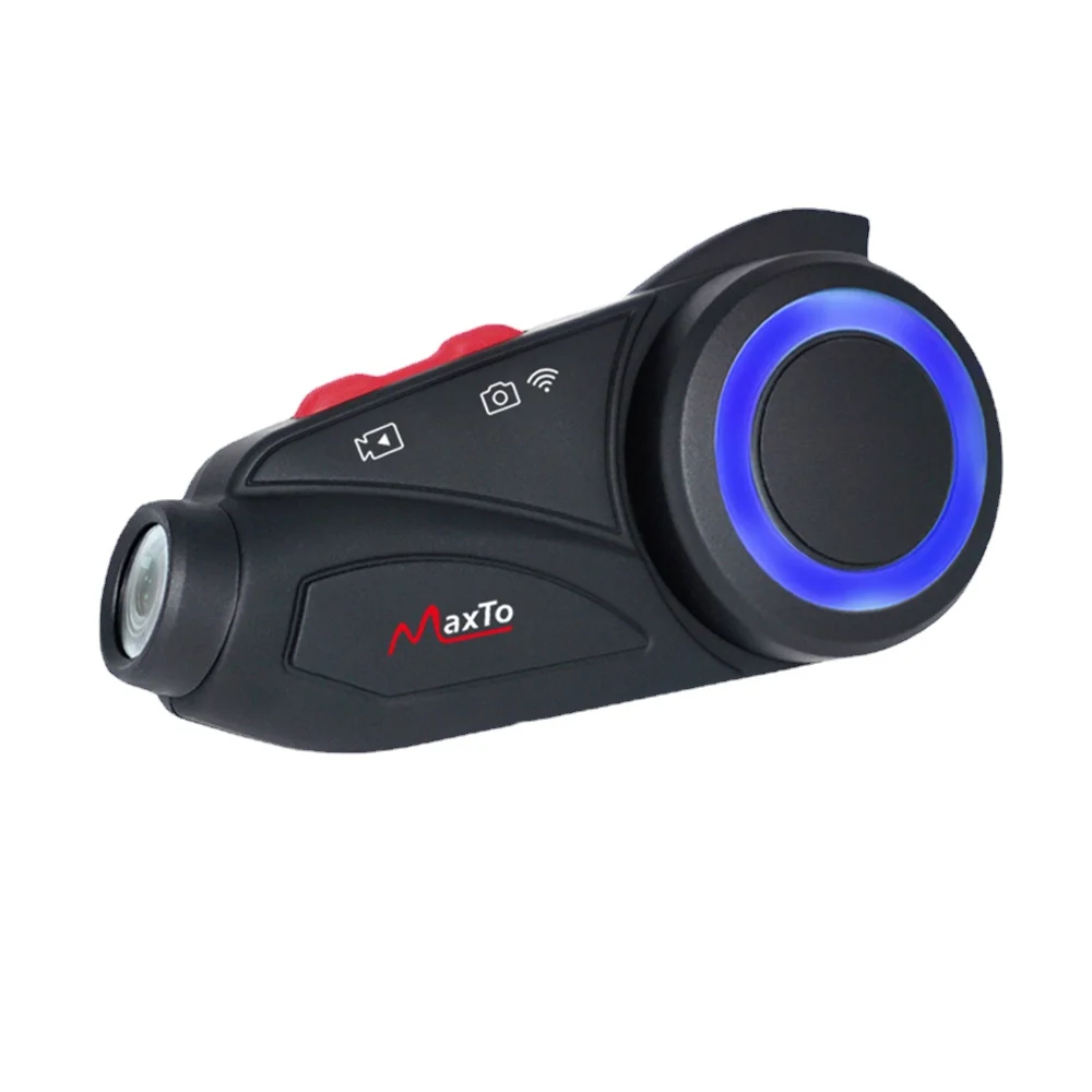 

M3S Motorcycle Camera Video Recorder 2k 1440P Bicycle Helmet Intercom Group 6 Riders Bluetooth Wifi Motorbike DVR Dash Cam