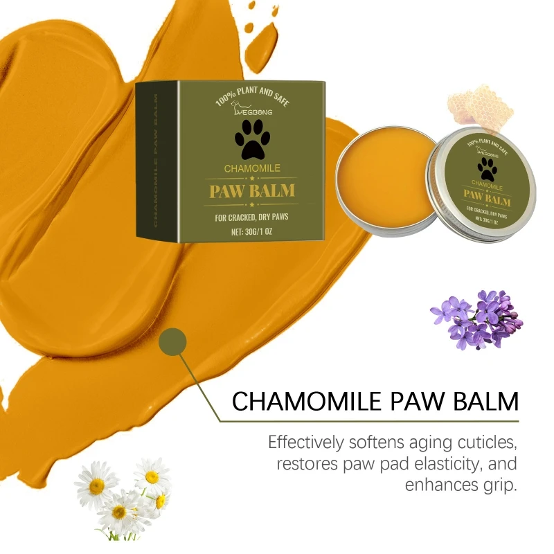 Dogs Paws Care Natural Hydrating Dog Grooming Paws Cream Butter Moisturizer