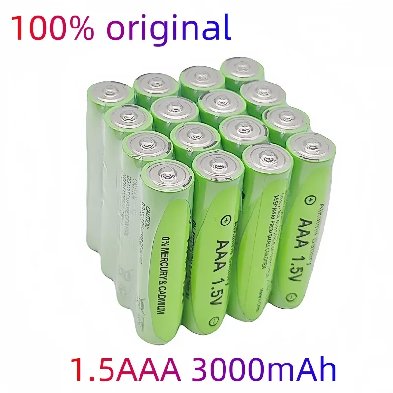 1.5V AAA NI MH Rechargeable Battery AAA lpega Alkaline 3000mah For Torch Toys Clock MP3 Player Replace Ni-Mh Battery 6