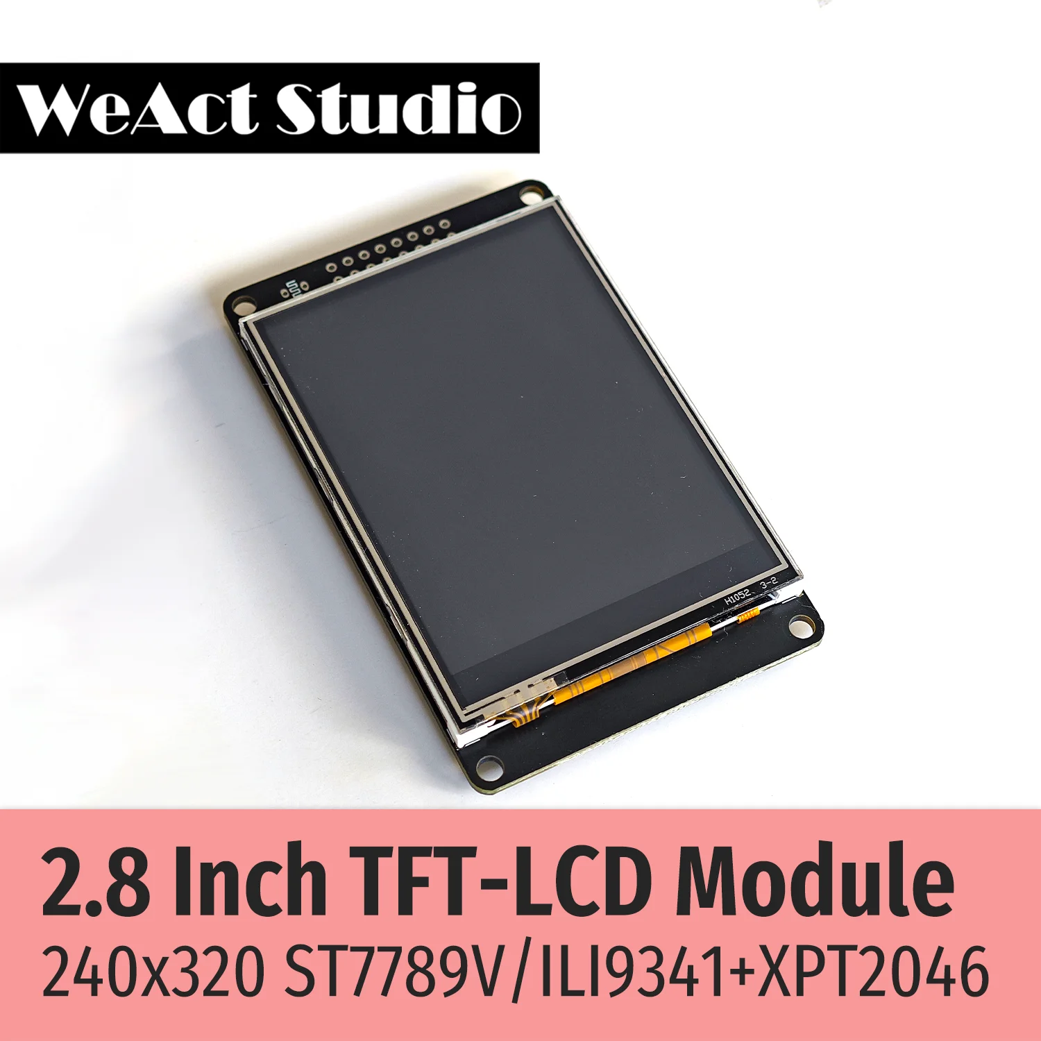 Weact-tela Lcd com Ajuste Automático de Brilho Spi Módulo Tft com Xpt2046 sem Toque 240×320 Ili9341 St7789v 2.8in