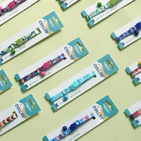 Colorful Collar Fit for Cat Puppy Necklace Adjustable 19-32cm Collar Harness Cute Pattern Pet Dog Collar with Bells Pet Supplies 4