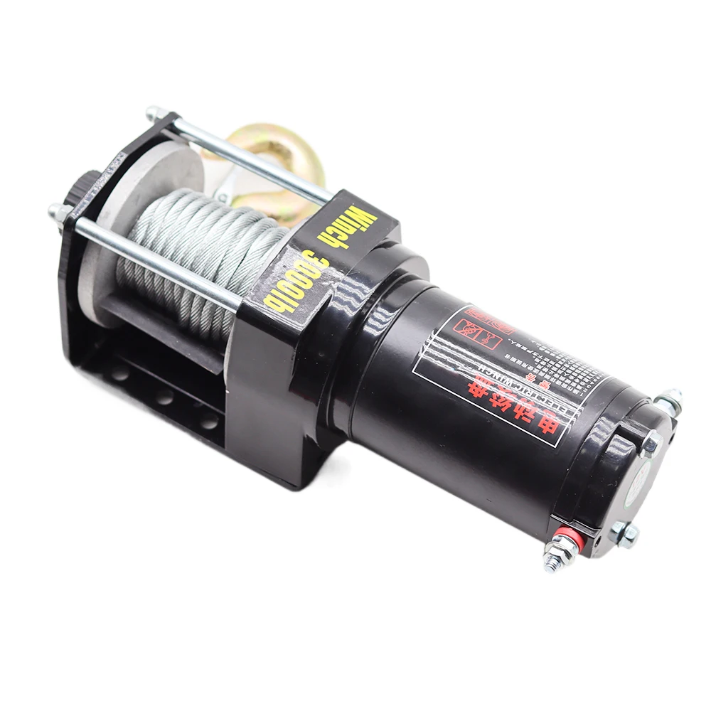 Electric winch 12v car electric hoist off-road vehicle 24v self-help household s