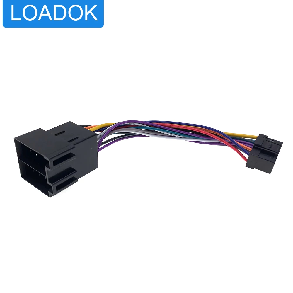 Cablaggio Autoradio Stereo Connettore Iso 16Pin Autoradio Stereo Iso Standard Cablaggio Connettore Spina Cavo Per Alpine