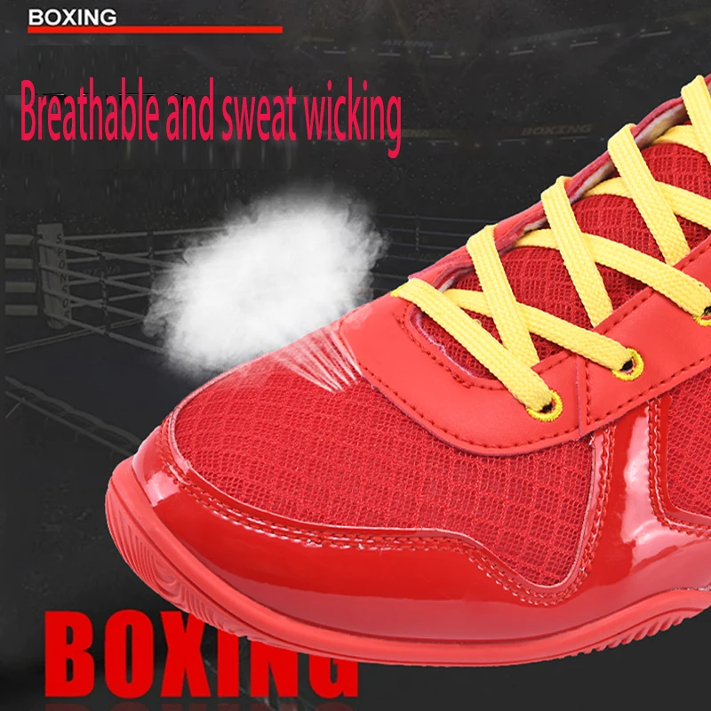 Men wrestling and boxing shoes breathable and slip resistant outdoor sports leisure shoes