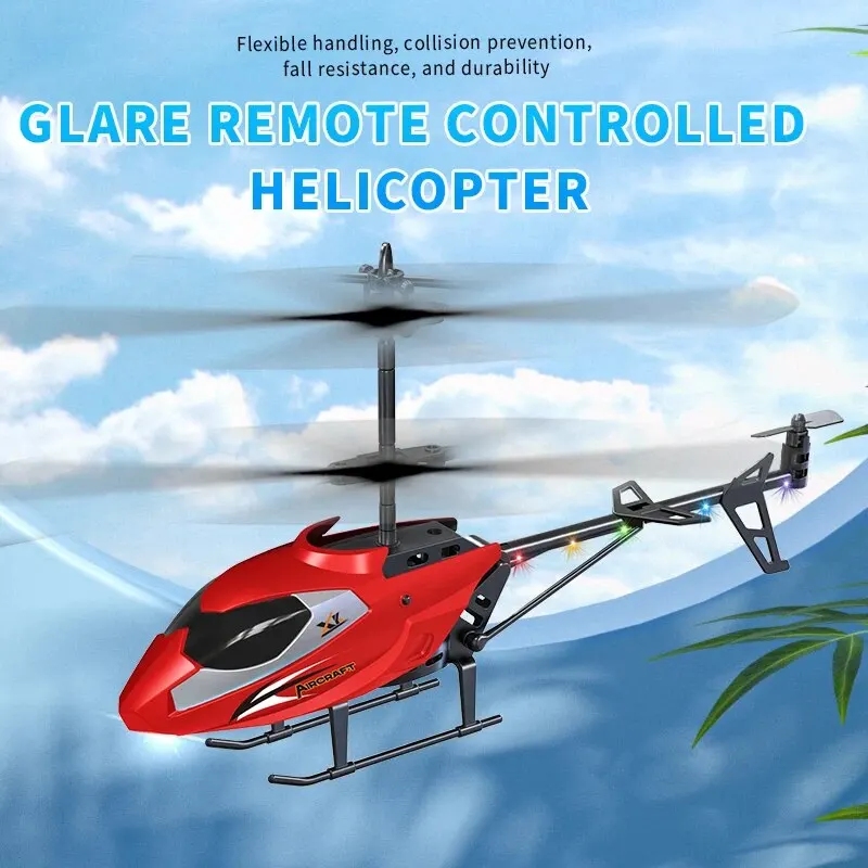 Remote Control Helicopter Mini Helicopter Toys Remote Control Helicopter Aircraft with Altitude Hold One Key Take Off/Landing 3.5 Channel Gyro Stabilizer