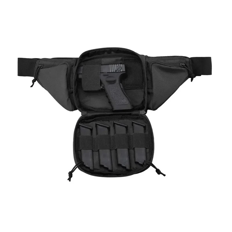 Hunting Waist Gun Holster Bag Tactical Pouch Combat Camping Shoulder Sling Men Travel Bag For Men Pistol Fanny Fishing Pack 4