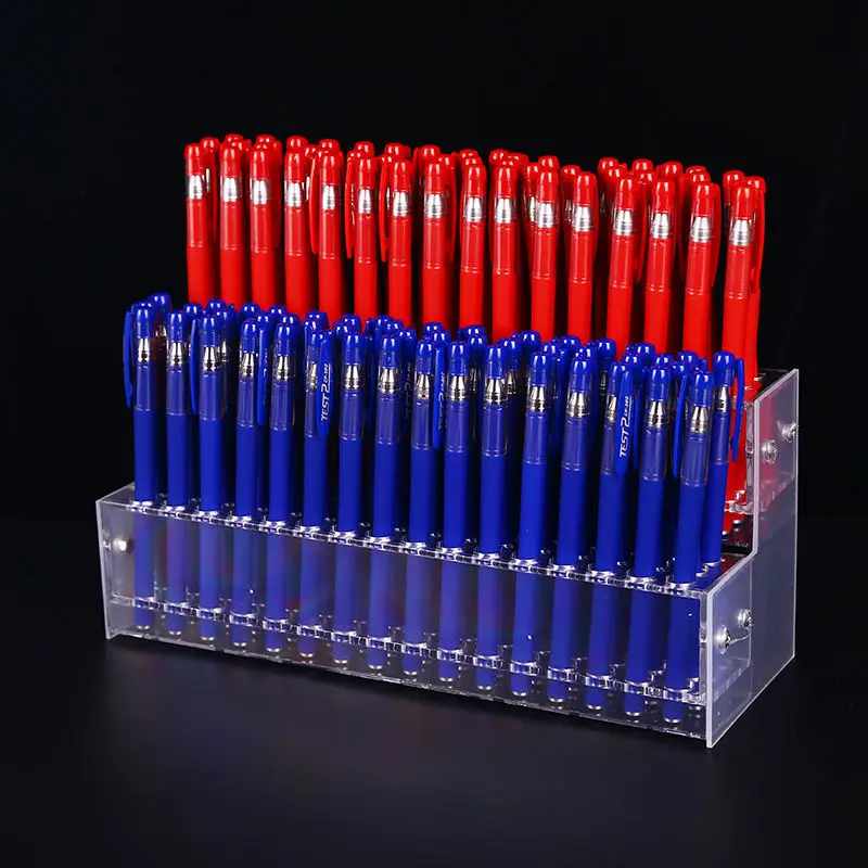 96 Hole Pencil Brush Holder Acrylic Pen Holder Desk Stand Organizer For  Pencils Paint Brushes Markers Display And Home