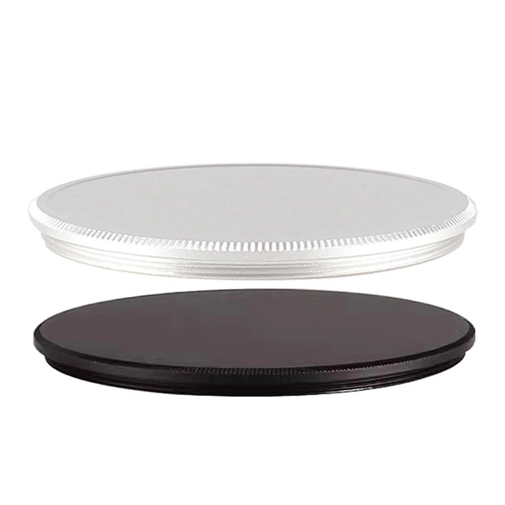 Universal Black/Silver Aluminum Alloy Screw-in Metal Lens Filter Cap