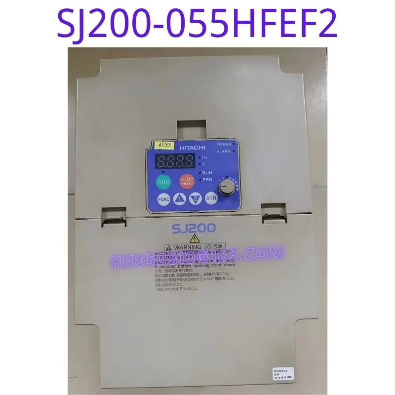 

Used frequency converter SJ200-055HFEF2 5.5KW functional test intact