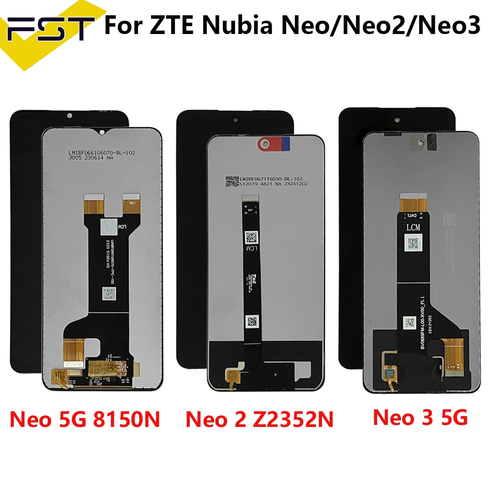 Original For ZTE Nubia Neo 5G 8150N LCD Display Touch Screen
