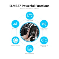 Mini ELM327 V1.5 V2.1 OBD 2 Bluetooth Car Diagnostic-Tools For Android Scanner Code Support Smart Scan Tool ODB2 Scanner Tool - Image 3