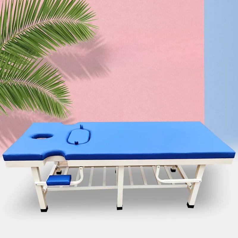 Physiotherapy Beauty Massage Tables Knead Speciality Metal Adjust Massage Tables Medical Examination Bett Salon Furniture QF50MT