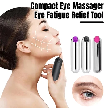Portable Vibrating Eye Massager USB Rechargeable Eye Fatigue Relief Tool Eye Beauty Devices Massager Machine 10 Modes 1