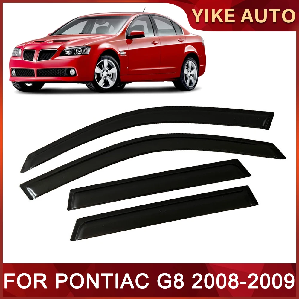 

Козырек для окон для PONTIAC G8 2008-2009, дверной козырек с защитой от ветра, солнца, дождя, боковые окна, ветровые дефлекторы для авто