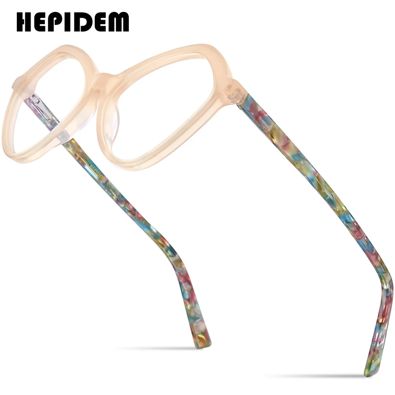 

HEPIDEM Multicolor Acetate Optical Glasses Women Fashion Cat Eye 2023 New Optical Eyeglasses Spectacles Eyewear H9338