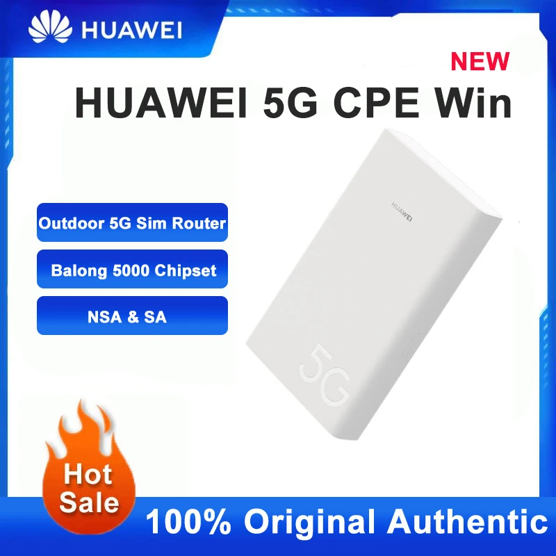Sbloccato Huawei 5G Cpe Win H312-371 Router Esterno Ge Lan Port Balong 5000 Nsa Sa 4G/5G Cpe Modem Router Supporto Impermeabile Poe