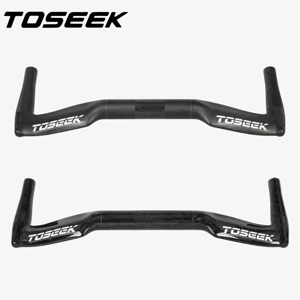 TOSEEK Carbon Fiber Handlebar 31.8mm Bike Road TT MTB Bicycle Time Trial 400 420 440mm