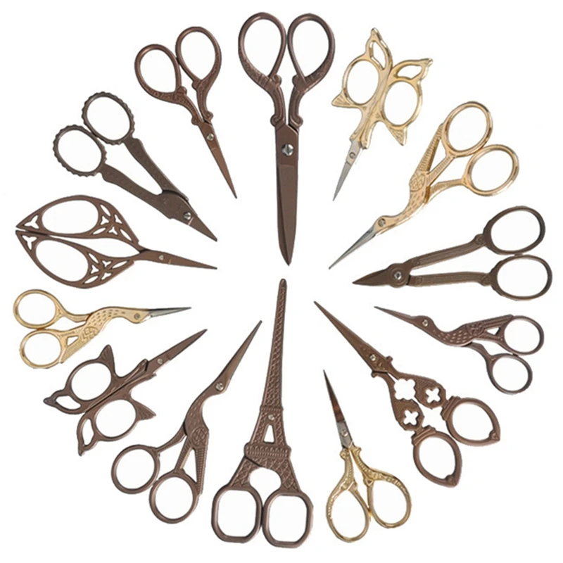Scissor Sewing Tool handicraft Embroidery Fabric cross stitch European Retro classic Vintage Antique Craft Sewing Tailor