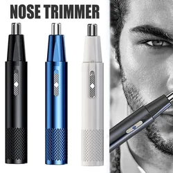 USB Electric Nose Hair Trimmer for Men Nose and Ear Remover Automatic Washable Nose Hair Clipper Rechargeable Shaving