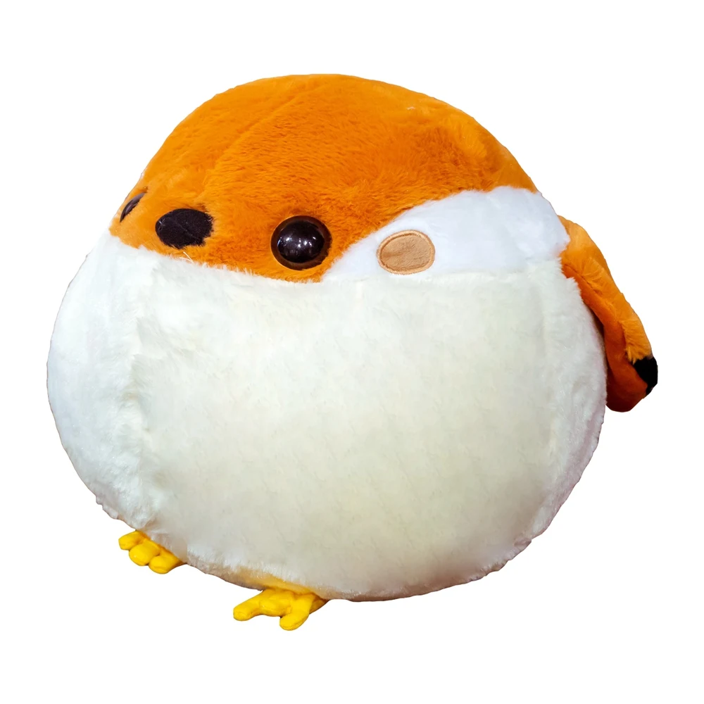 30/40cm Simulation Fat Round Sparrow & Titmouse Plush Toys Stuffed Lifelike Animal Doll Soft Bird Pillow Cute Gift for Kids Girl Just6F