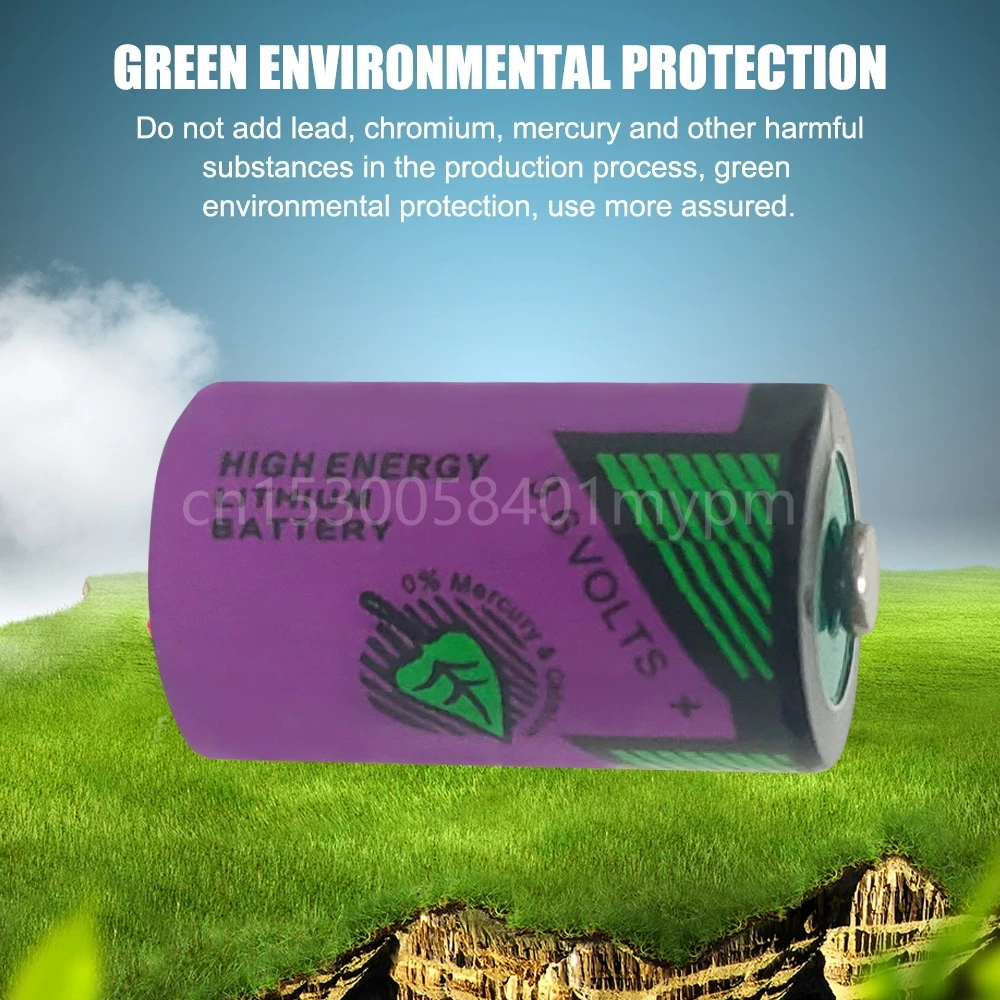 1PCS Original 3.6V 1200mAh TL-5902 1/2AA ER14250 SL350 1/2 AA PLC Lithium Battery for CNC Machine PLC Equipment 4