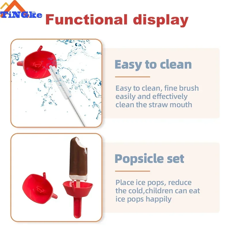 Popsicle Rack Ice Holder with Straw for Kids popsicle rack,popsicle holder