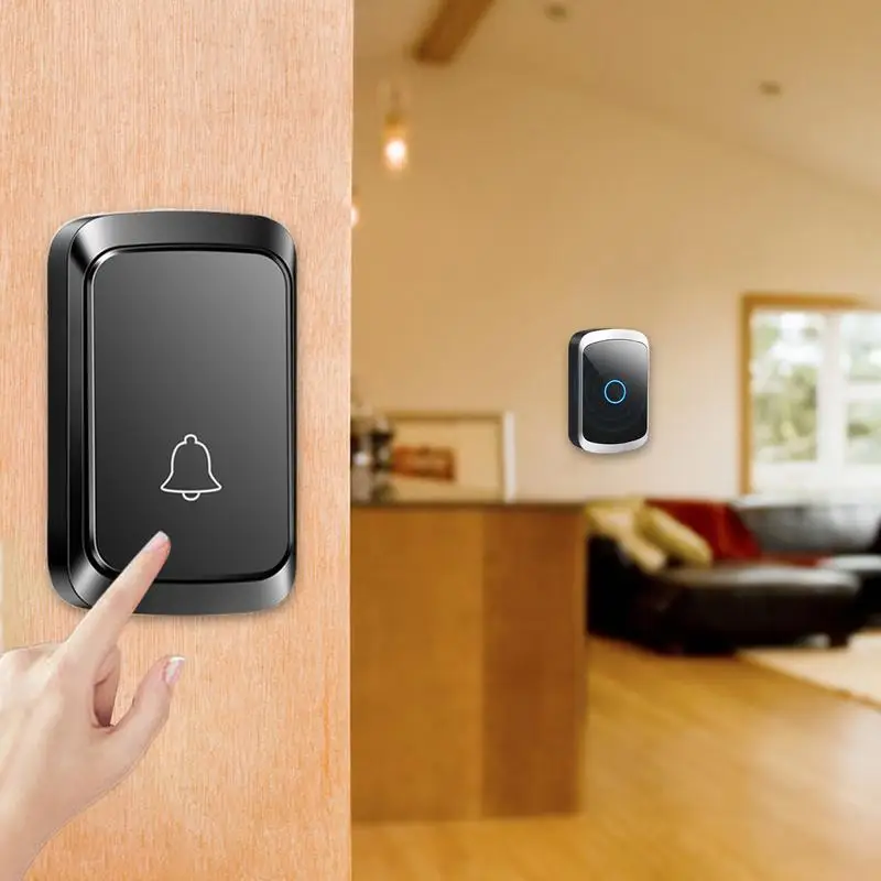 Home Welcome Doorbell Intelligent Wireless Doorbell Waterproof 60 Songs Remote Smart Door Bell