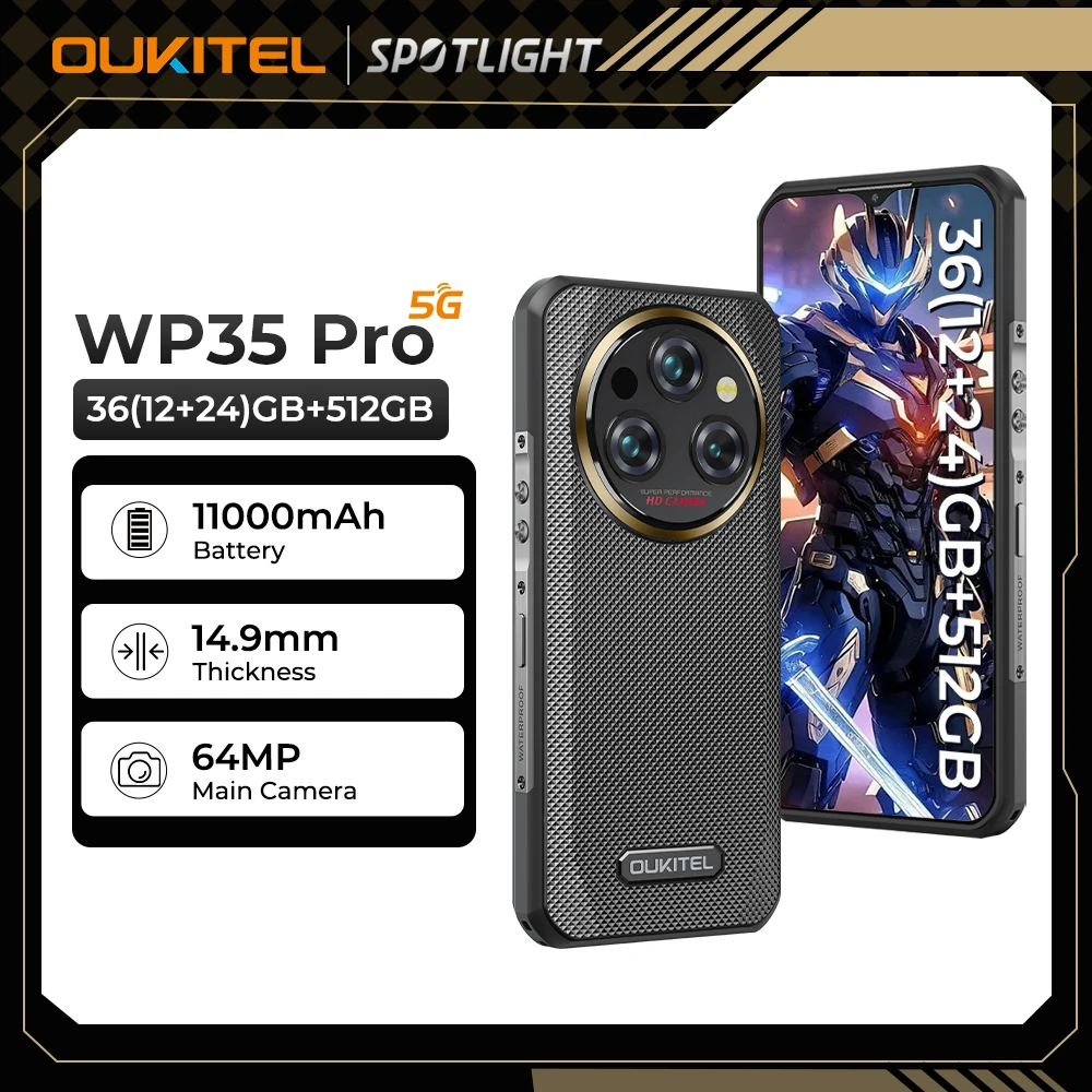 携帯電話本体 OUKITEL WP35 Pro 11000mAh 36GB/512GB S52f656ebd9014768a5e8a85f4f789