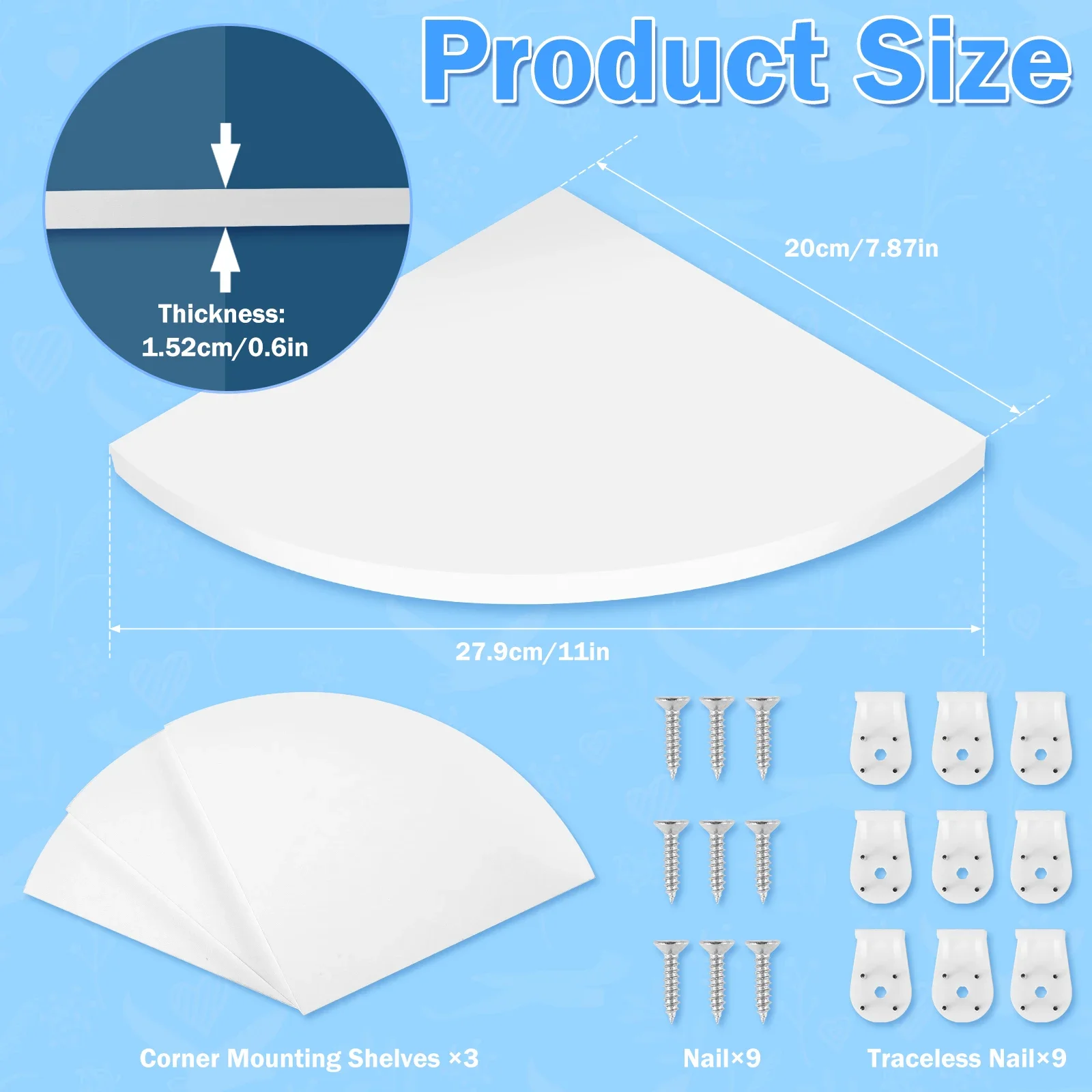 Floating Shelf Set 3