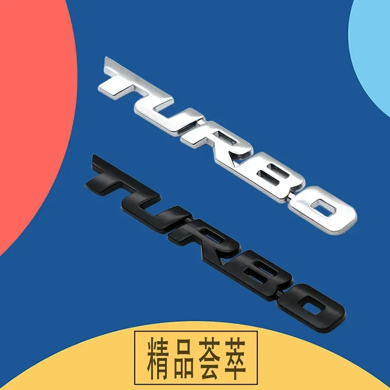 3D 프리미엄 신형 터보 부스트 로딩 부스팅 엠블럼 자동차 후드 펜더 트렁크 리어 보닛 네임플레이트 데칼 배지 스티커