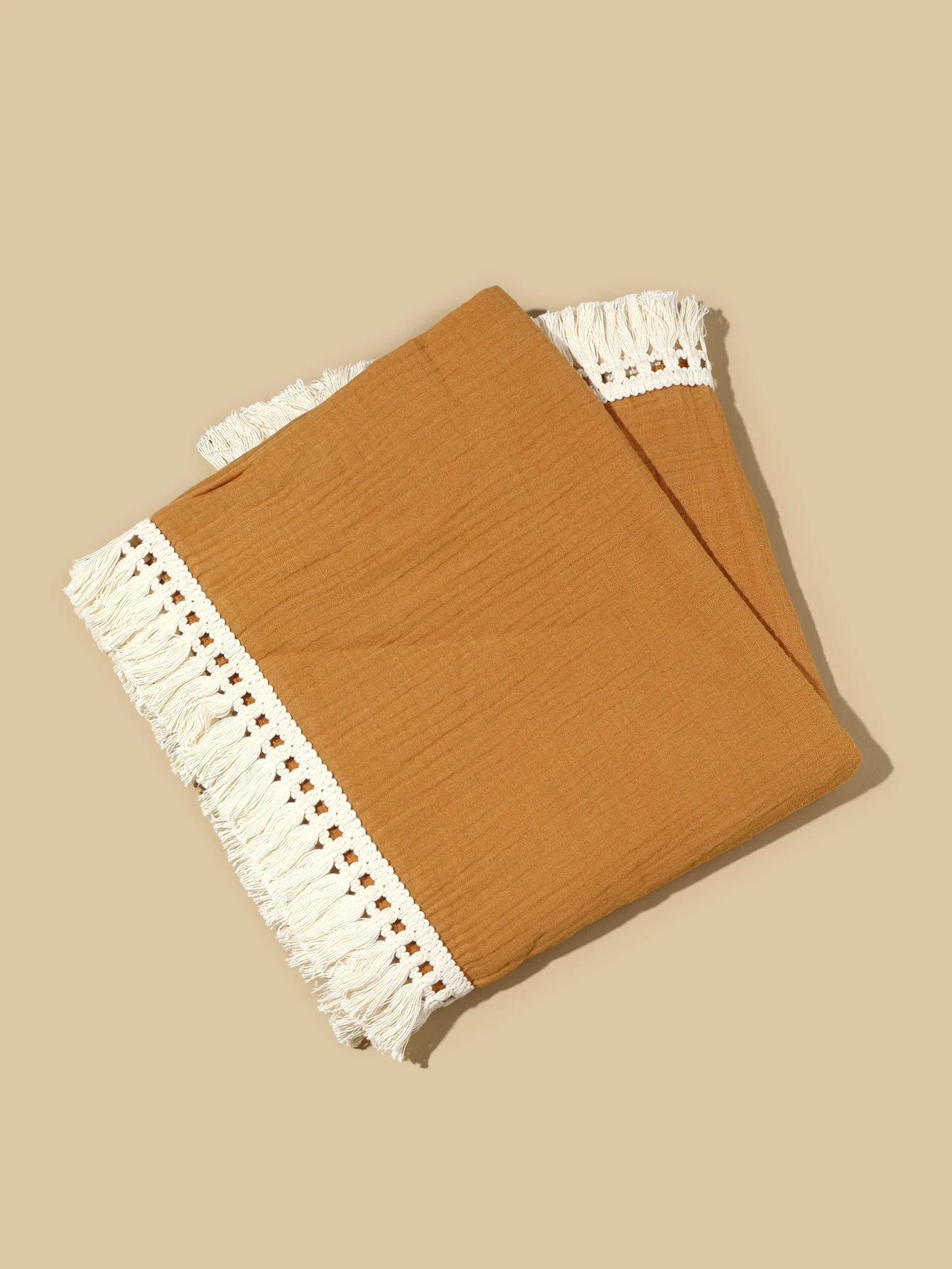 Newborn Baby Cotton Muslin Swaddle Blankets Tassel Receiving Blanket New Born Swaddle Wrap Infant Sleeping Quilt Bed Cover 6