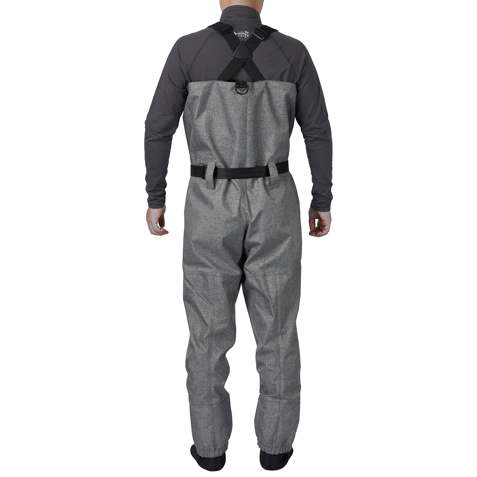Wading Pants BASSDASH Men Women Stocking Foot Fishing Waders IMMERSE Breathable Ripstop Hunting Lightweight Grey Camo Fishery Farm Overalls