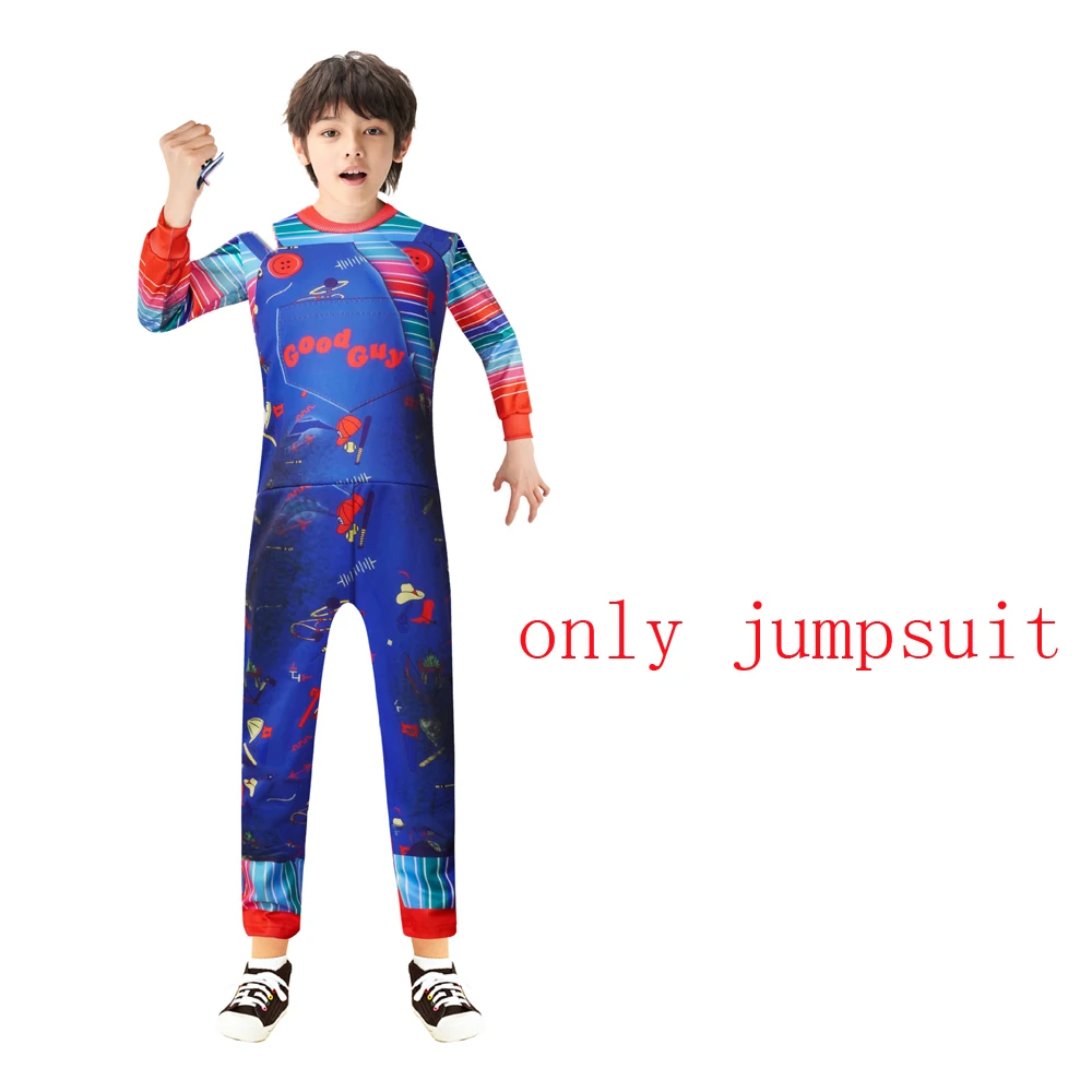 Ficlwigkis Costume di Halloween per adulti, bambini, uomini, ragazzi e ragazze, tuta per feste di Halloween (bambine, 120