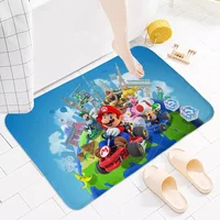 Bath Mat Rug Bathroom Foot Mat Non-slip Mat Small Floor Mats Door Mat  Mario Doormat Entrance Door Kitchen Carpet Rugs Carpets 1