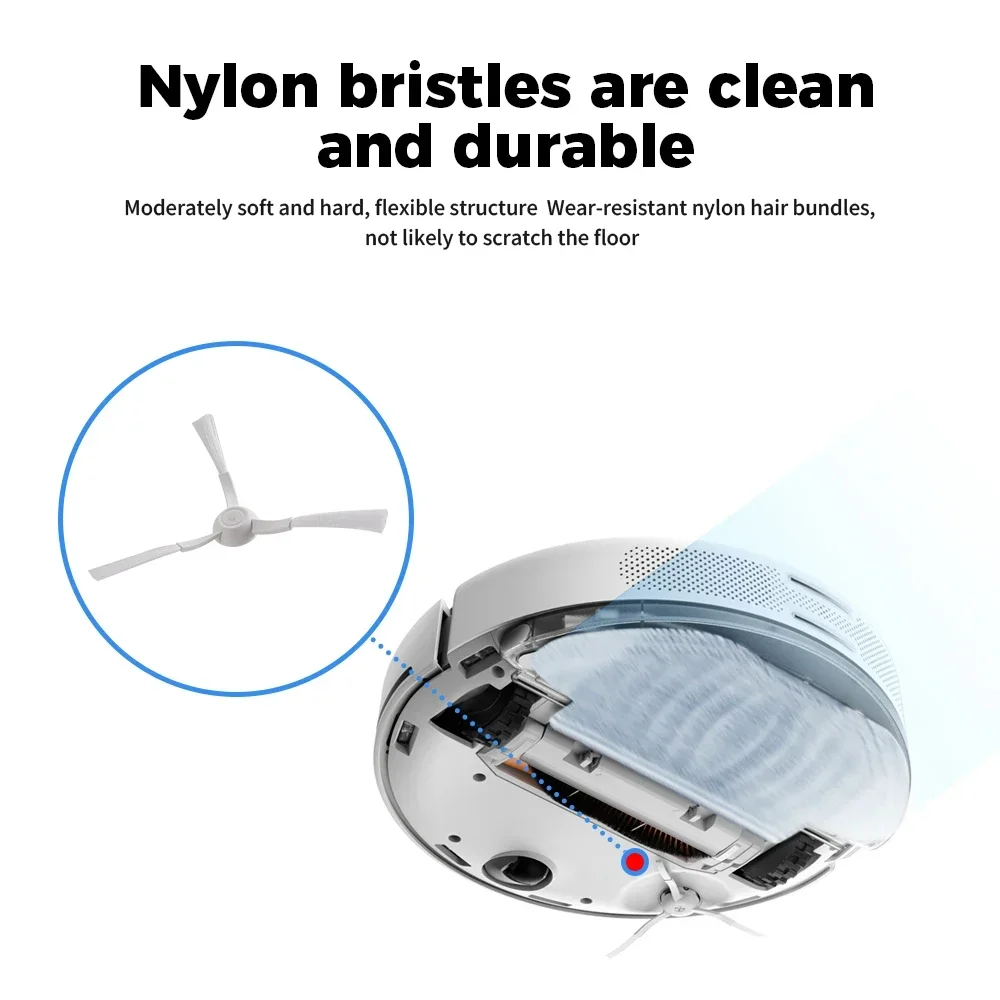For Xiaomi Robot Vacuum Mop P Pro 2S/XMSTJQR2S / 3C B106CN S10 S12 T12 B106GL Parts Accessories Main Side Brush Filter Mop Cloth