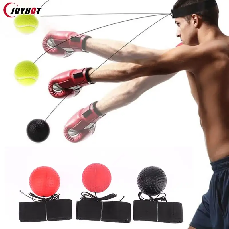 Testa-Montata Boxe Speed Ball Venting Air Strike Fighting Training Ball Head Band Bouncing Reaction Ball Punching Speed Balls