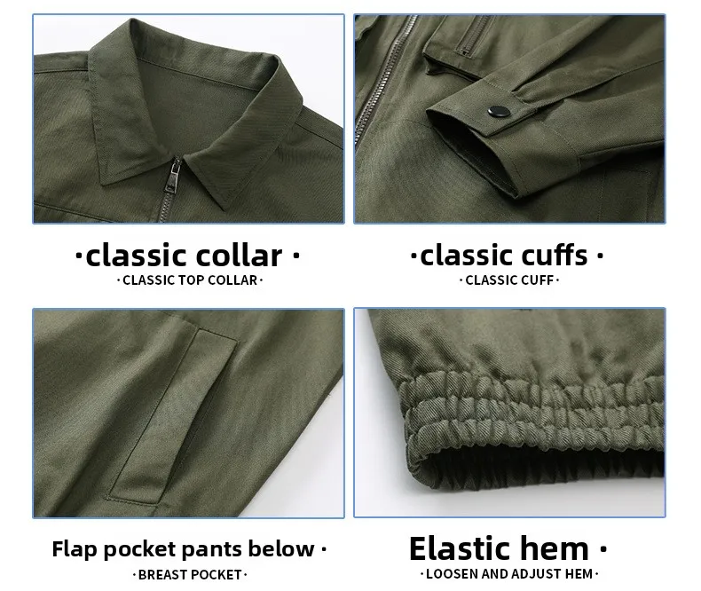 Men Welding Work Jacket 4 Fan Cooling Cotton 270GSM Heavy Duty Air Conditioner Clothing Outdoor Construction Summer Breathable