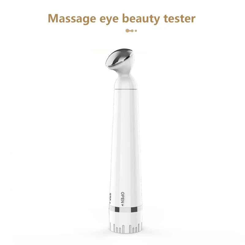 1 set of mini portable vibrating eye beauty pen eye massager bag electric beauty instrument essential for travelers. eye massager