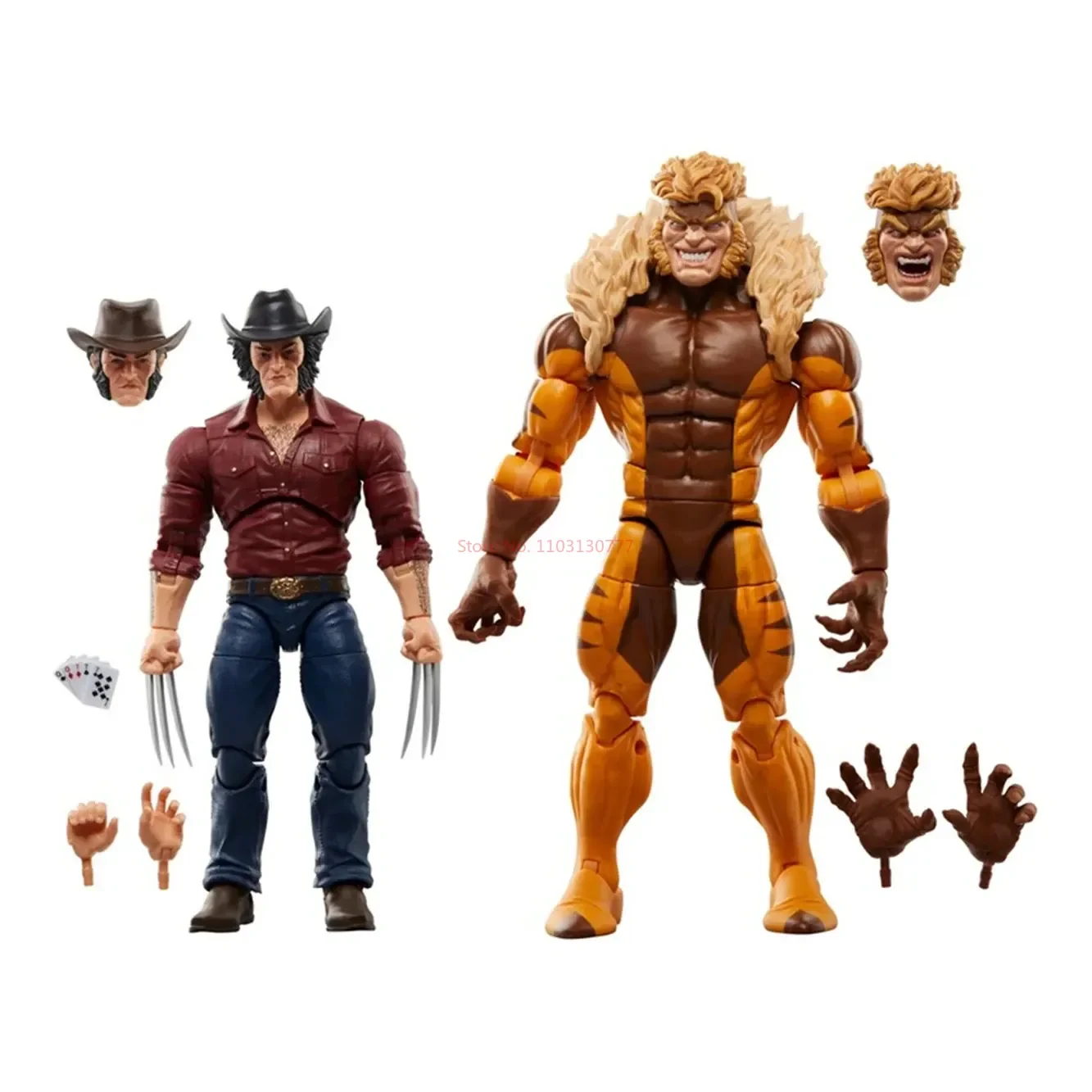 

Hasbro Marvel Legends Series Wolverine 50th Anniversary Marvel'S Logan Vs Sabretooth Collectible 6-Inch Action Figure