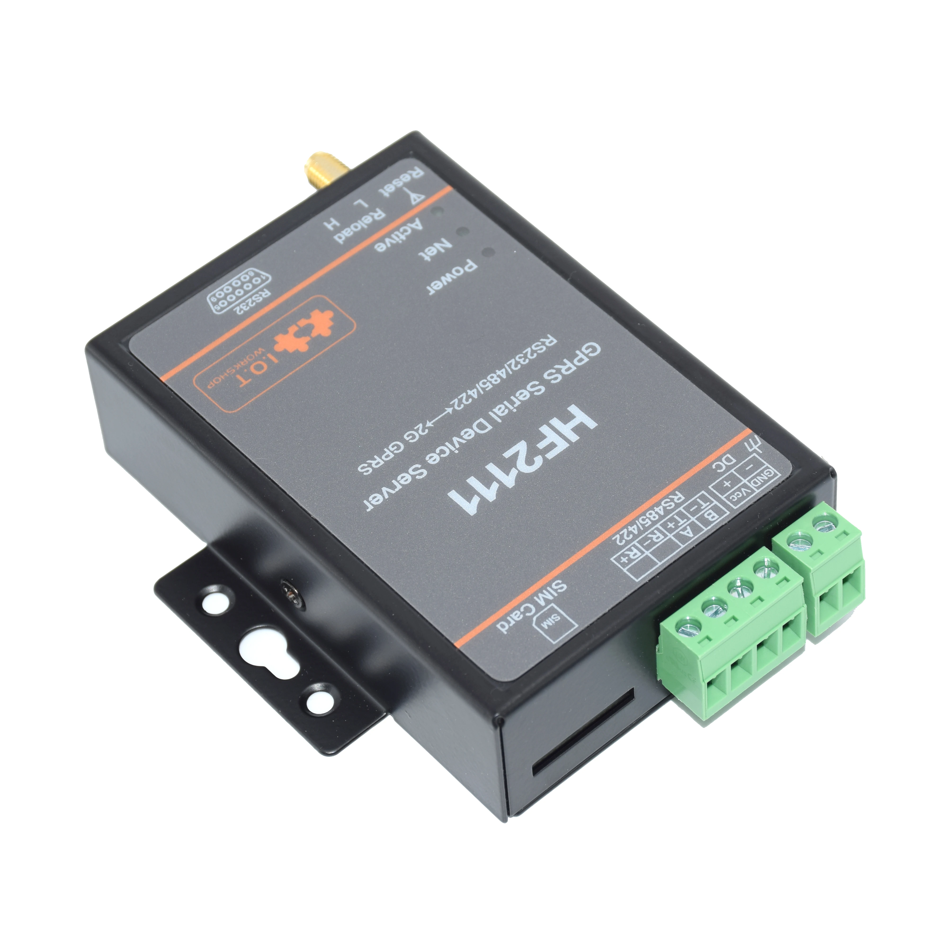 직렬 포트 RS232 RS485 RS422-2G GPRS GSM 컨버터 서버 HF2111 지지대 Modbus
