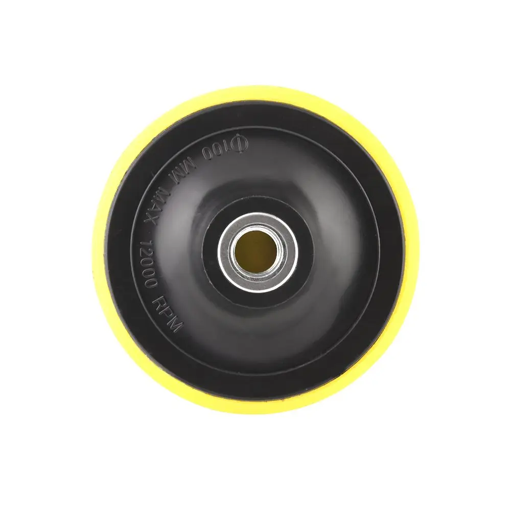 3/4/5/6/7'' New Black Professional Hook & Loop Backing Plate Polisher Buffing Car M14 Pad